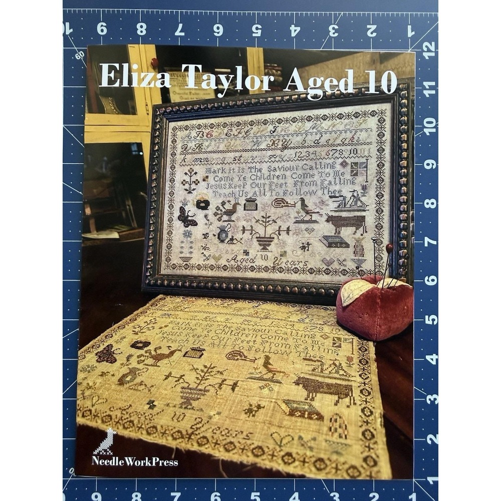 Eliza Taylor Aged 10 Antique Repro Sampler Pattern Leaflet By NeedleWorkPress
